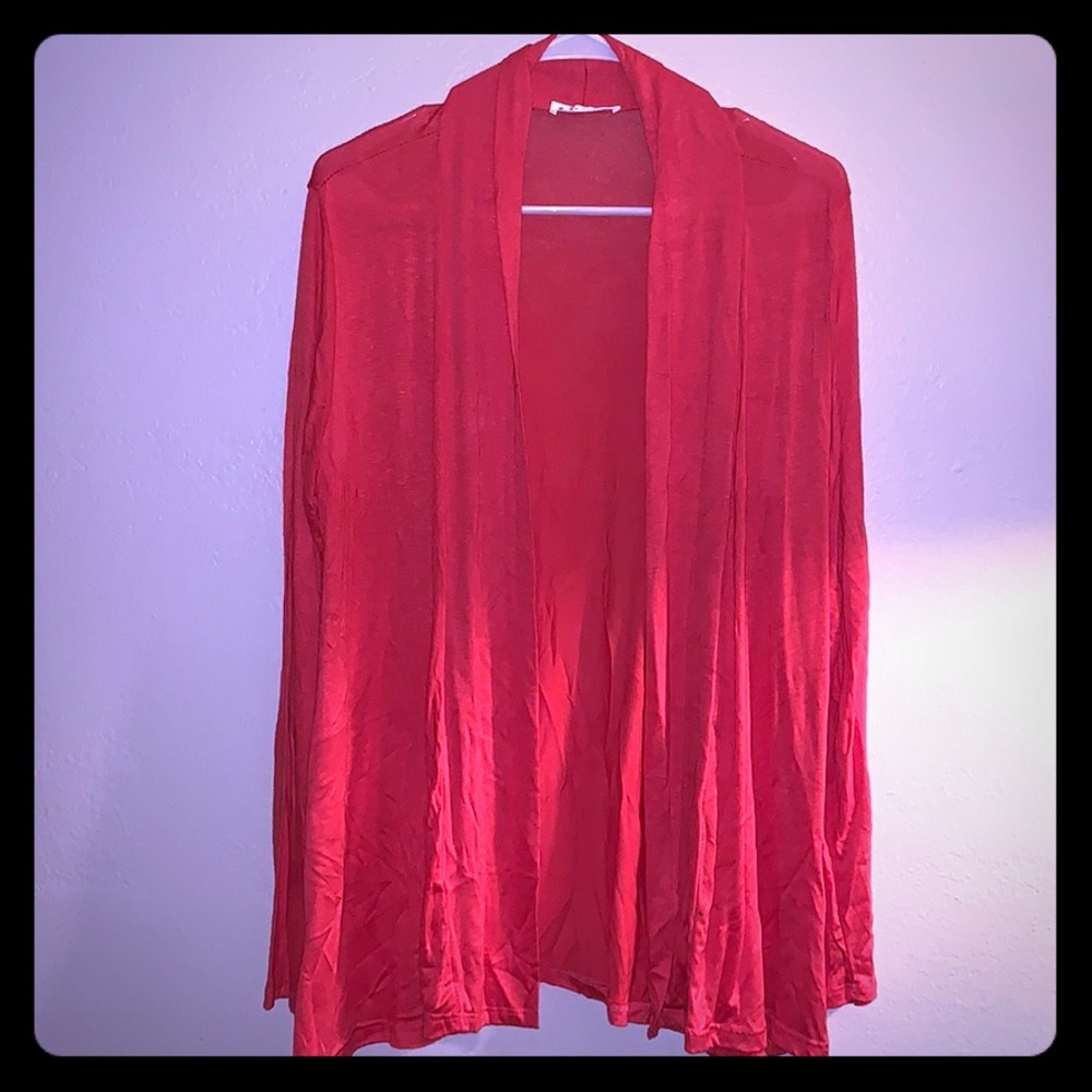 Coral Long Sleeve Cardigan